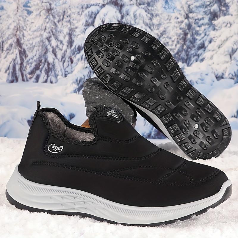 Warm and Comfortable Men's Snow Boots Non-Slip Ankle Boots for Outdoor Hiking Shoes