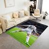 Cristiano Ronaldo Soccer Action Floor Mat Suitable for Dormitory Dining Room Living Rooms Study Room Anti-slip Rug Office Home Decor Best for Christma