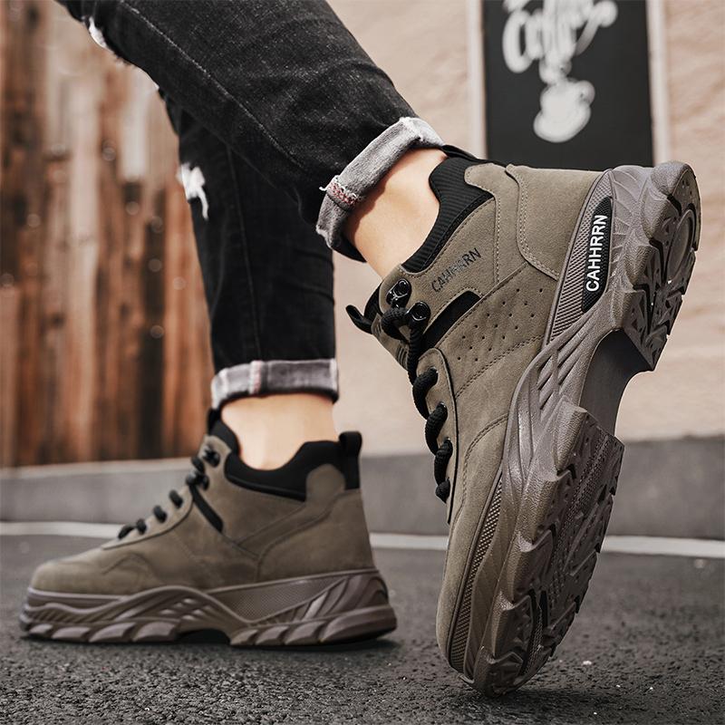 Fashion CYYTL Mens Boots Casual Shoes Winter Cowboy Combat Tactical Motorcycle Chelsea Ankle Work Leather Outdoor Hiking Designer Luxury