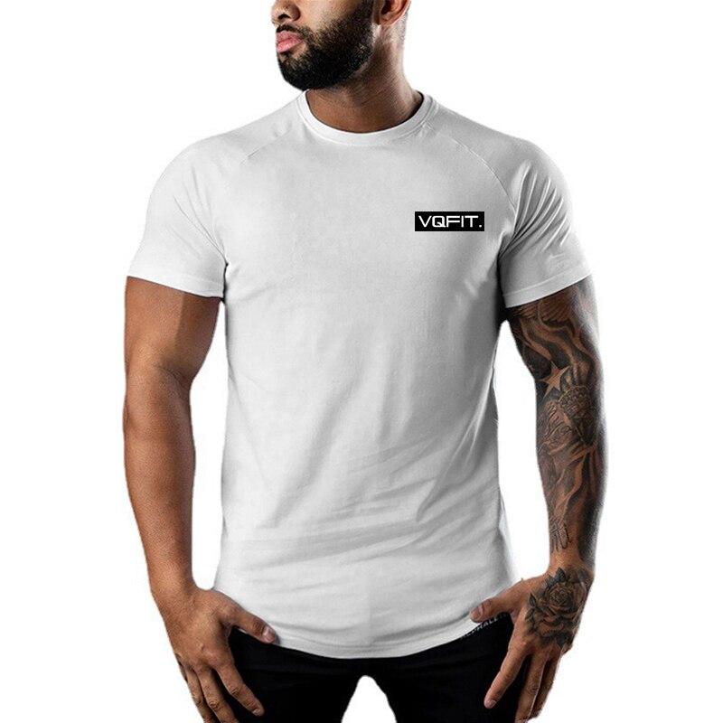 Do The Work  Summer Mens Graphic Printed O-neck Fashion Breathable Cotton Slim Fit Bodybuilding Fitness Gym Sports T-shirt 6 Colors