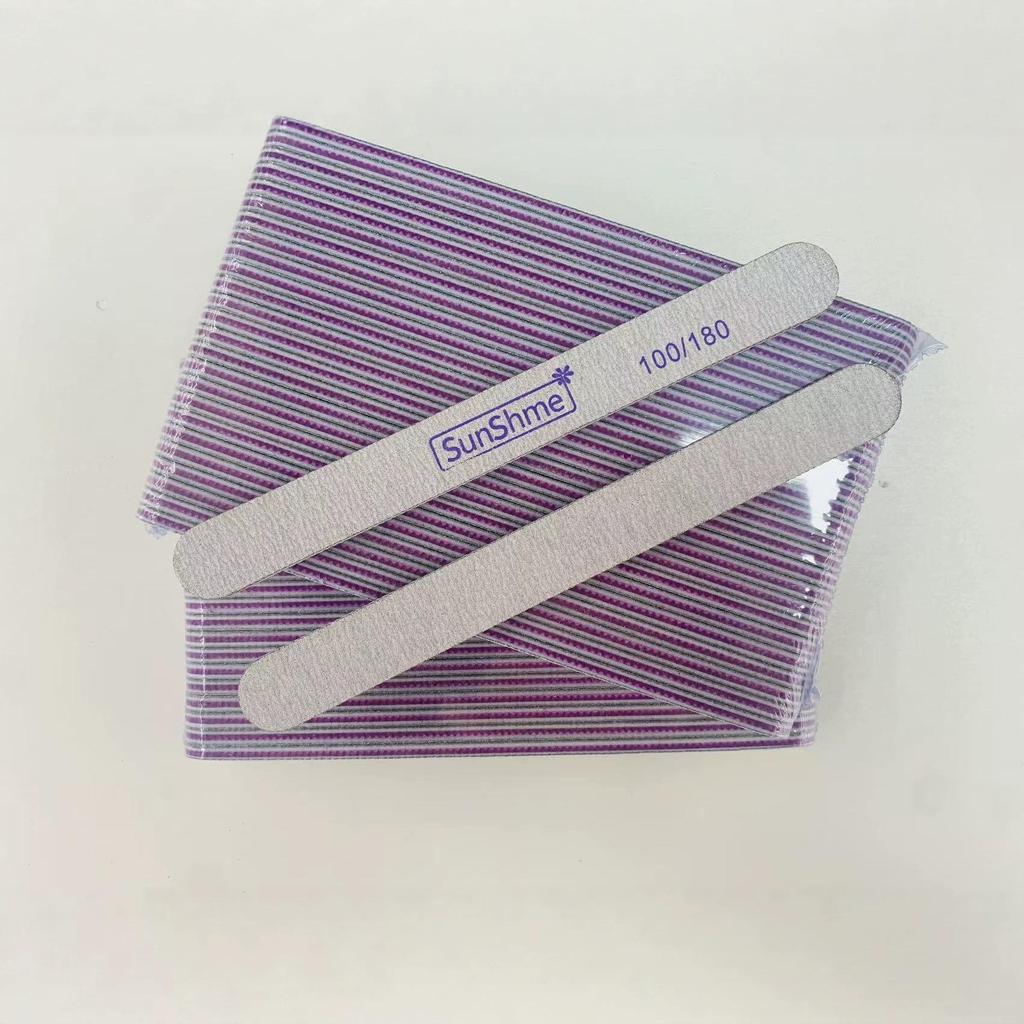 Professional 8080 Double-Sided Reusable Nail File, Washable Nail Art Sand Strip for Nail Technicians