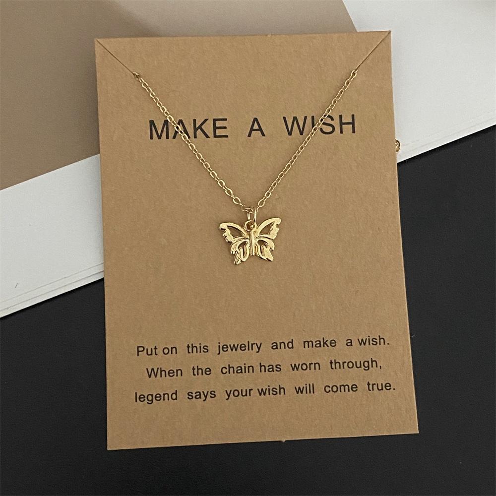 Moon Star Pendant Necklace for Girl Women Golden Color Various Design Link Chain Choker Necklace Gift for Friend Fashion Collar