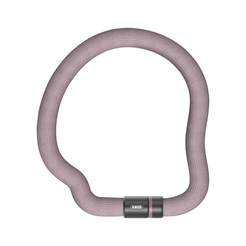 

ABUS Bicycle Keyed Chain Lock 6206K Rose Security Level Eligible for Theft Mauve, 110cm, 7mm, 7, Compensation.