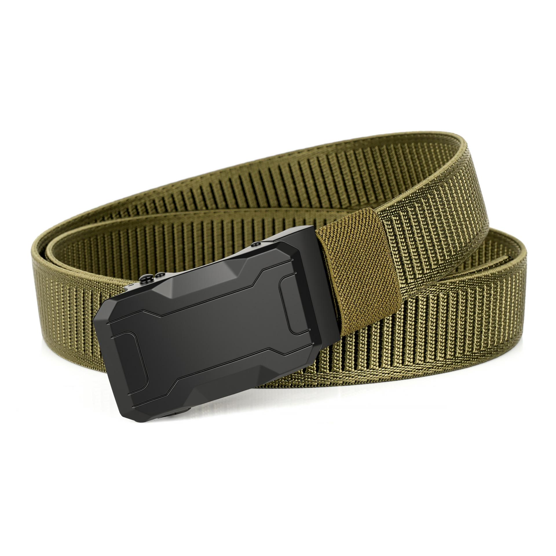 

New 3.4cm Tactical Mecha Elastic Belt with Automatic Buckle 145cm