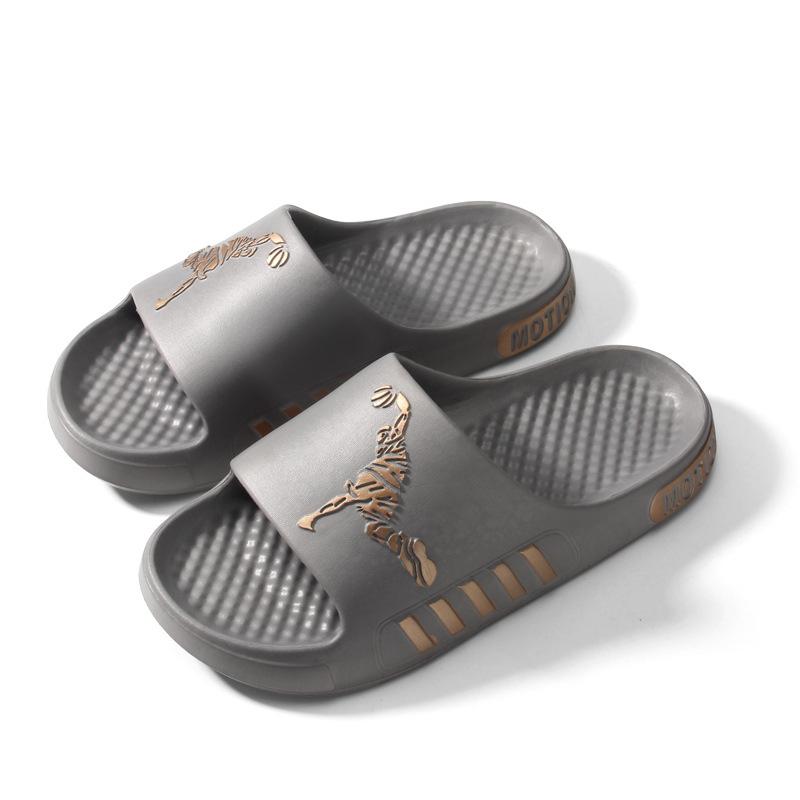 Summer Mens Slippers Outdoor Mans Sandals Lightweight Mens Beach Shoes Soft Bottom Indoor Home Slippers Non-Slip Bathroom Slides