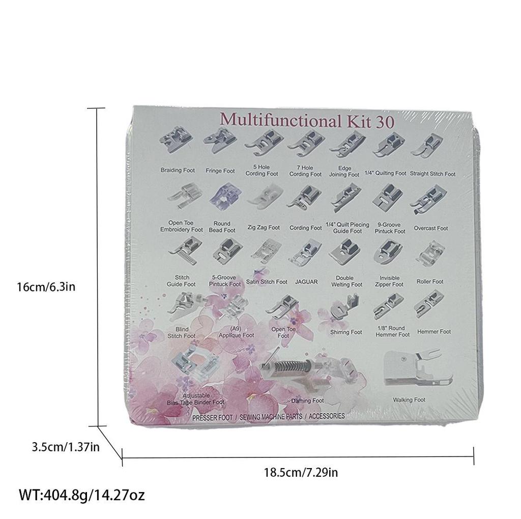 Deluxe Presser Foot Set: 32-62pcs Multifunctional Sewing Accessories for Home Machines