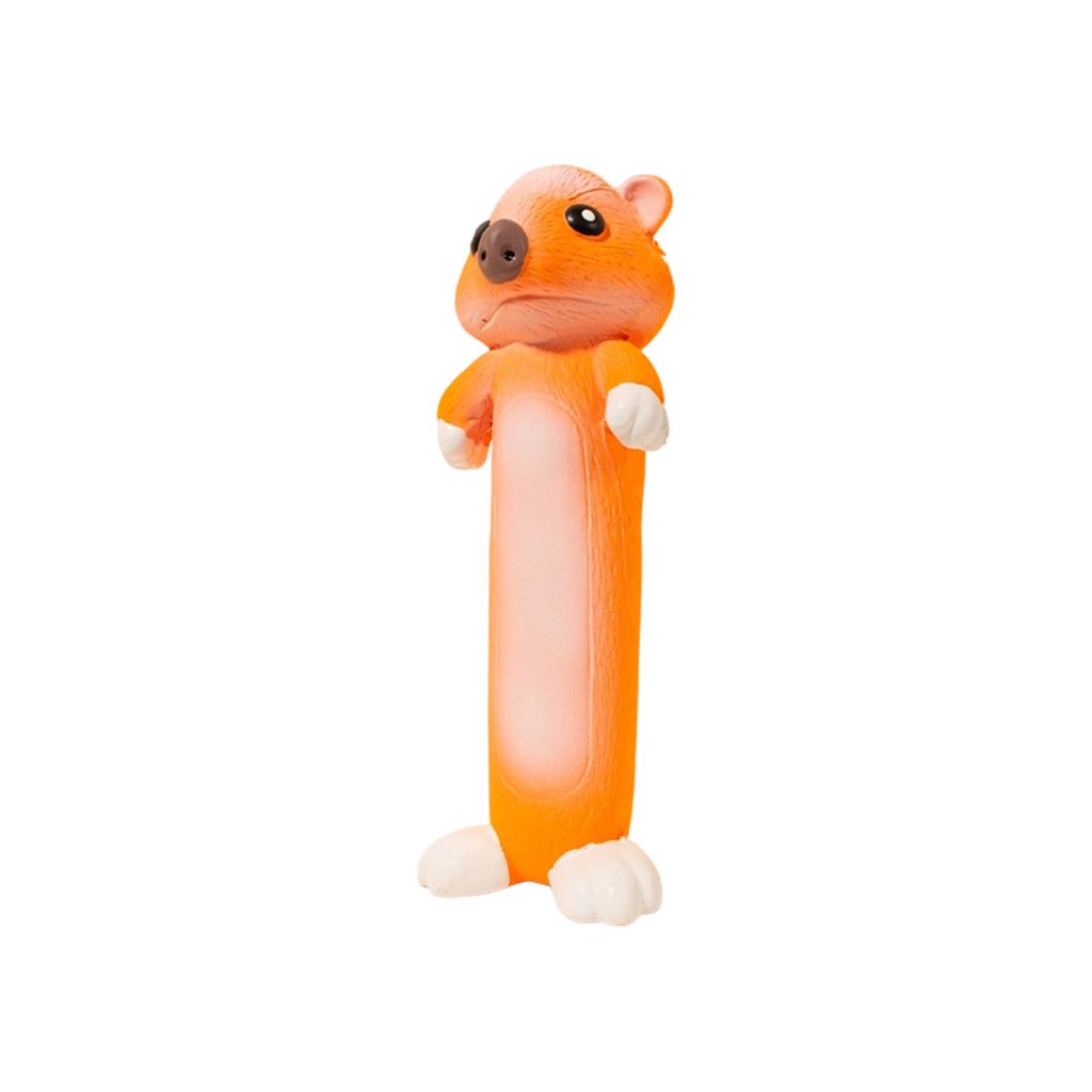 Squeaky Dog Toys For Aggressive Chewers, Cute Shaped Latex Dog Chew Toys, Interactive Puppy Teething Toys For Small Medium Large Dogs