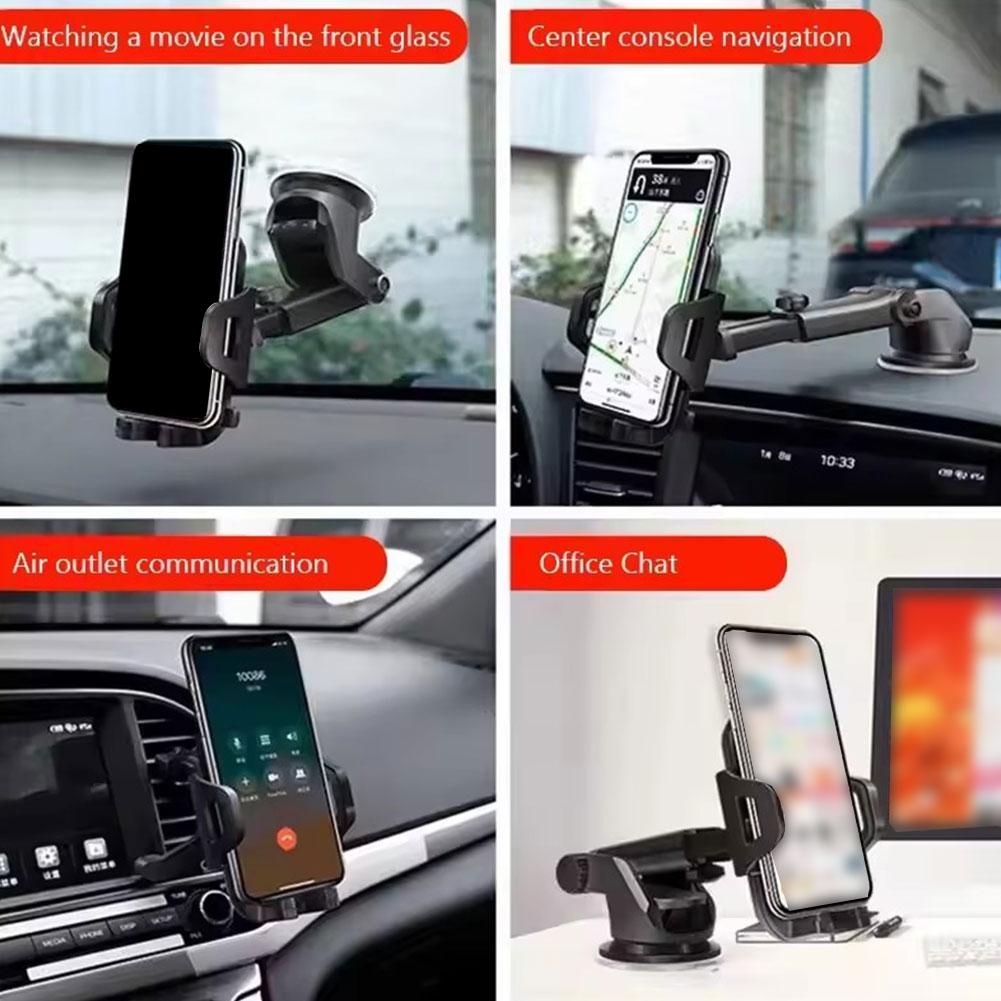 2026 NEW Universal Sucker Car Phone Holder 360° Windshield Car Dashboard Mobile Cell Support Bracket for Smartphones