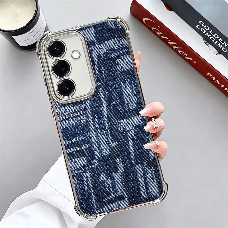 

Retro Denim Pattern Soft Phone Case For Samsung A17 A27 A07 A37 A57 A16 A56 A15 A55 A14 A54 A13 A53 A26 A36 A25 A35 A24 A34 A23 Samsung A56