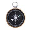 Mini Camping Compass Aluminum Alloy Keychain Survival Compass Waterproof Lightweight Practical Hardware Tool for Outdoor Travel