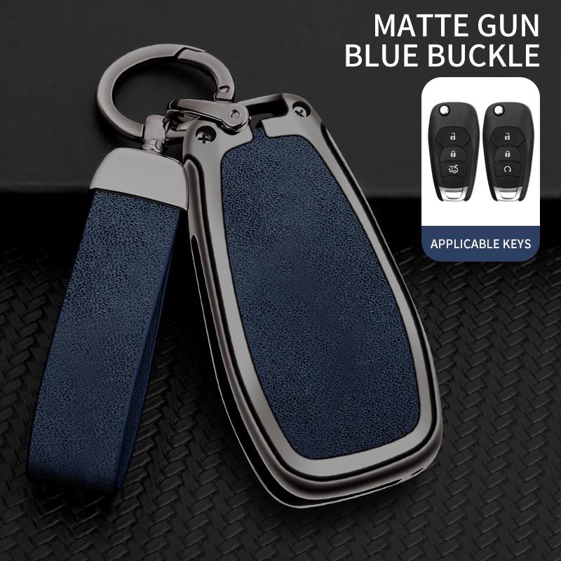 Zinc Alloy Car Key Case Cover Protector Shell For Chevrolet Cruze Cross Cobalt Captiva Spark Sonic Aveo Tracker Onix Rs Malibu