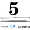 Extended Shank Fine Thread Tap for Hand and Machine Use, Non-standard Sizes M4-M24
