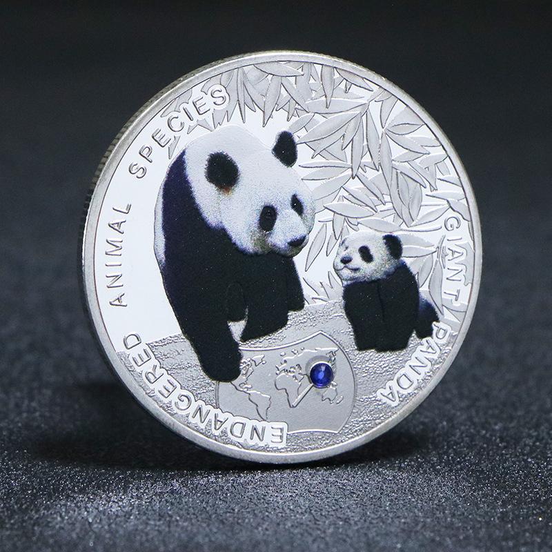 African animal coins, diamonds, commemorative medals, chimpanzees, tigers, blue whales, pandas, collectible souvenirs