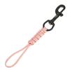 Diving Clip Lanyard Braided Portable Anti-Lost Strap Diving Ended Bolts Snap Buckle Practical Metal Clip Hook Diving Swivel