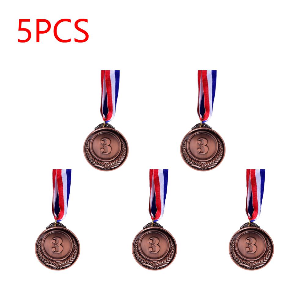 10-1PCS Gold Silver Bronze Metal Award Winners Medals Sports Day Competitions Awards Medal Adults Kids Outdoor Games Souvenir