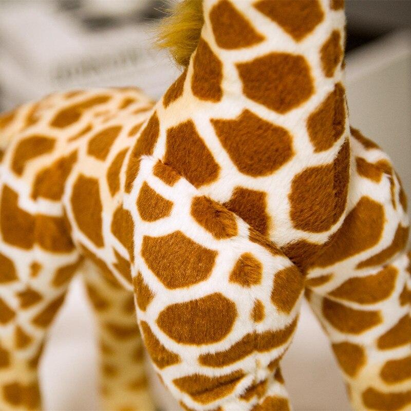 1 Stück 40 cm Niedliche Simulations-Giraffe Plüschtiere Kinder Baby Liebliche Realistische Tierpuppen Kinderzimmer Dekoration Geburtstagsgeschenke