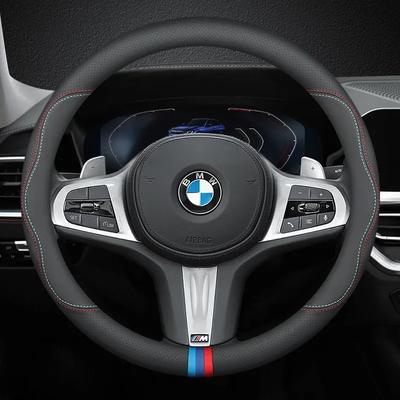 Nappa Breathable Premium Car Steering Wheel Cover for BMW 3 Series 5 Series 4 Series 7 Series X3 X5 X7 X6 G06 426 iX (iX I20