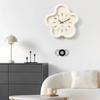 Cream Style Living Room Wall Clock Minimalist Digital Clock Restaurant Creative Swinging Digital Wall Clock Home Decoration