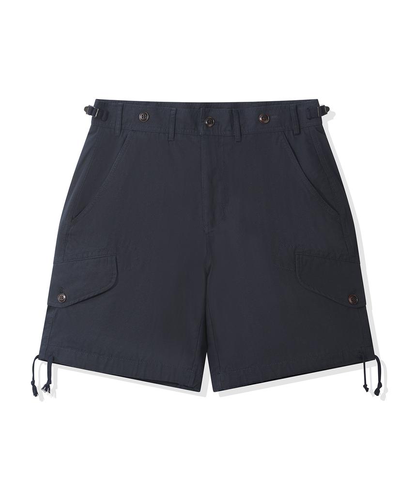 YOUNEEDGARMENTS Oxford Surplus Cargo Shorts (Navy)