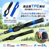 DuoRui Golf Grip Correction Device, Grip Trainer, Right-Handed, Compatible with 5860 Caliber Grips, Lightweight, BeginnerPractice Use, Black (Set of