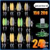 Sequin Long Cast Leech Iron Plate Vib Micro Lure for Freshwater Mandarin Fish & Aspius