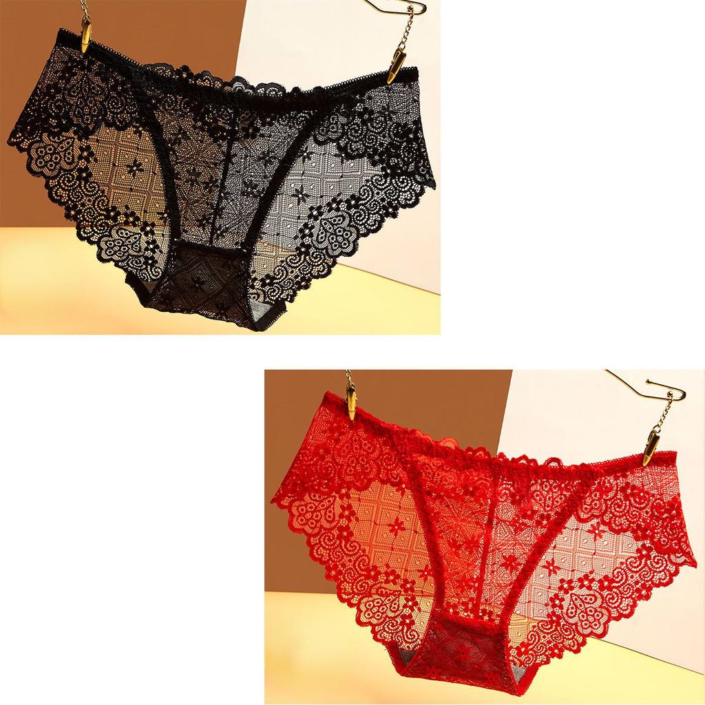 2/4PCS Spitze Sexy Höschen frauen Unterhose Niedrige Taille Unterwäsche Frauen Pantys Dessous