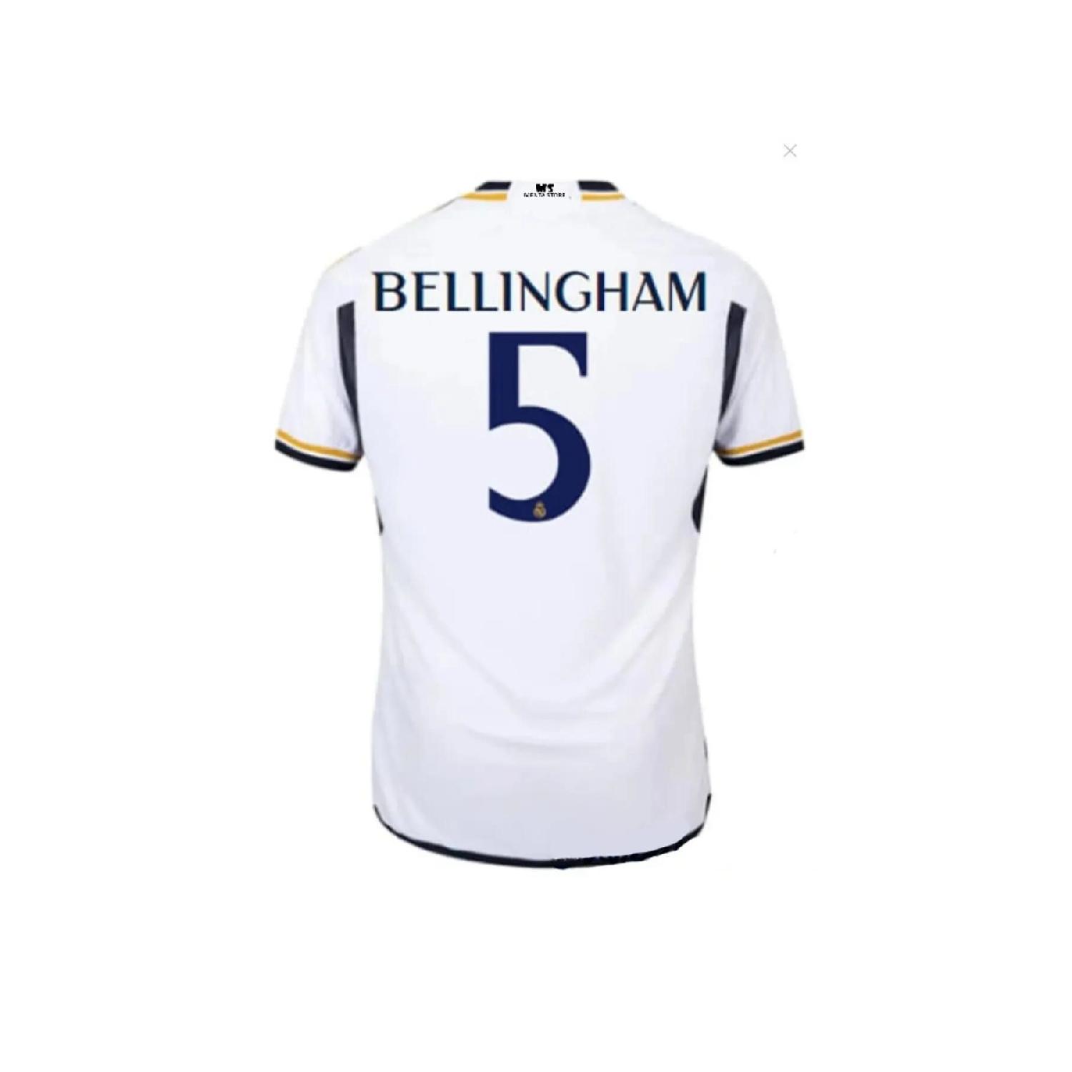 

Беллихем Номер 5 Реал Мадрид 24/25 Сезон Белая футболка для взрослых M белый