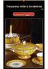 Ceramic Chinese Style Rice and Noodle Bowl Set with Enamel Color