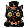 Cute Desktop Decoration Vintage Halloween Wooden Figurine, Rustic Witch Zombie Cat Owl Frog Tabletop Home Shelf Accents Ornament, Farmhouse