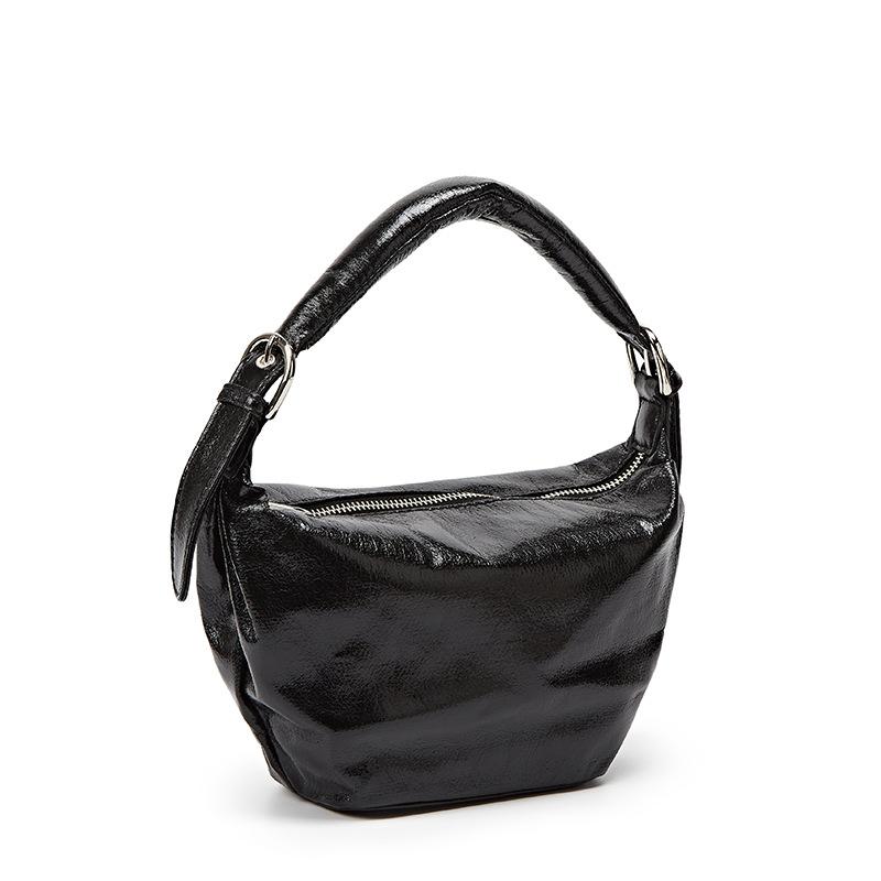Hand-held Dumplings Soft Skin Single-shoulder Underarm Bag Hand-held Tote Bag