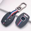 Key Fob Cover for Honda Accord Civic CR V City Jazz Fit Pilot with Keychain Anti-Scratch Surface Shockproof Structure Soft Grip Texture