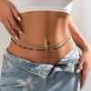 3pcs Sexy Bohemia Waist Chain Retro Belly Beads Elastic Body Jewelry Bohemia Bikini Summer Y2k Accessories Baya Africain Ventre