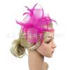 New British retro gift hat mesh bridal headgear hairpin headband women's dinner dress matching accessories