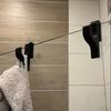 Bathroom Hook Wall Mount Rack Easy Installation Space-Saving Design Decorative Hook Stand Multi-Purpose Organizer for 8mm Glass