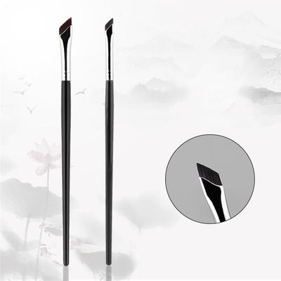 1/2 Professional Eye Makeup Brushes Fine Angled Eyeliner Brush Flat Eyebrow Brush Eyebrow Eyeliner Lips Makeup Brushes