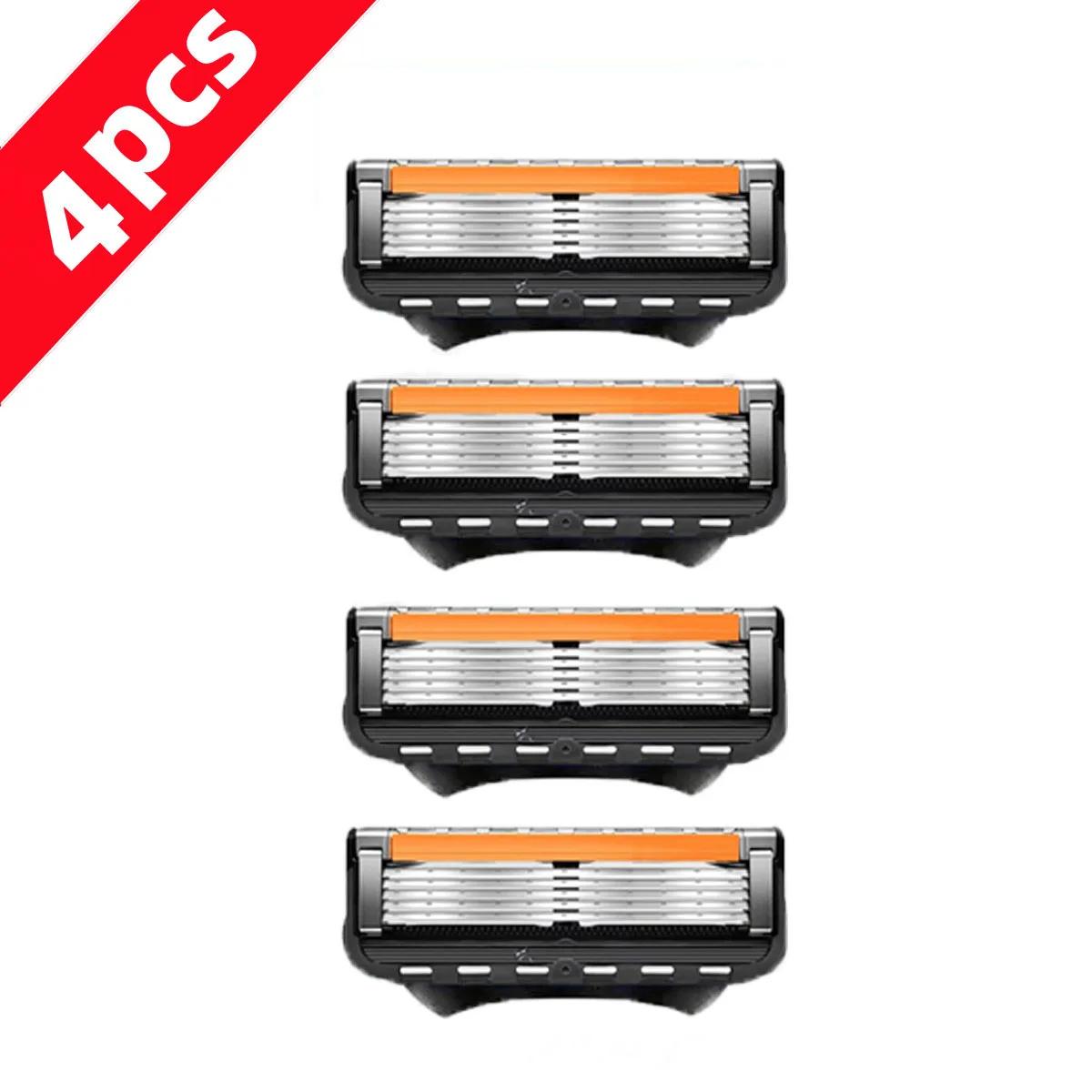 

Мужская бритва ручная Пять слоев лезвий Мужское бритье Лезвия из нержавеющей стали Подходит для Fusion5