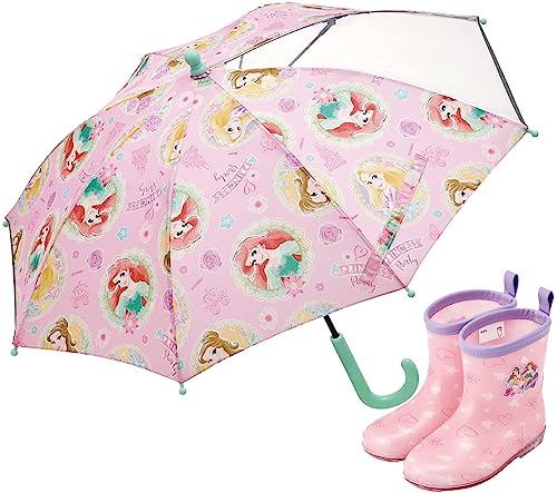 Skater Children's Rain Boots, Disney Princess Design with Reflective Tape, Size 16cm, RIBT16-A