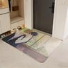 movie T-Tamako Love Story Floor Mat Flannel Door Mat Non-Slip Absorbent Washable Indoor Home Rug