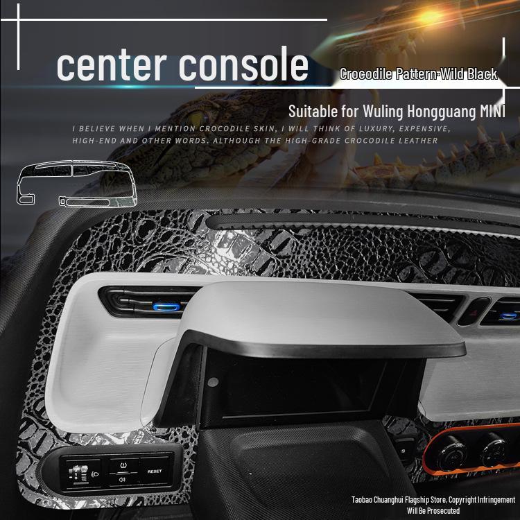 Crocodile Skin Film for Wuling Hongguang MINI Interior Dashboard Decoration