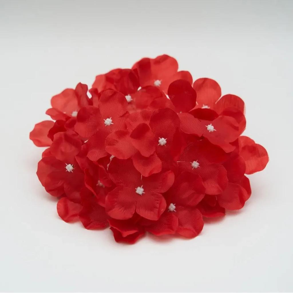 1 Pcs Artificial Hydrangea Silk DIY Artificial Flower Decoration Vase Flowers Colorful Decorative Flower Wedding Party Luxury