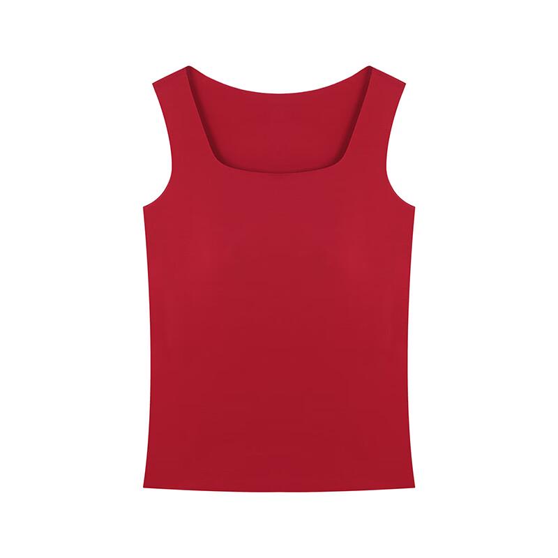 Aimer Women's Square Neck Built-in Bra Base Layer Vest