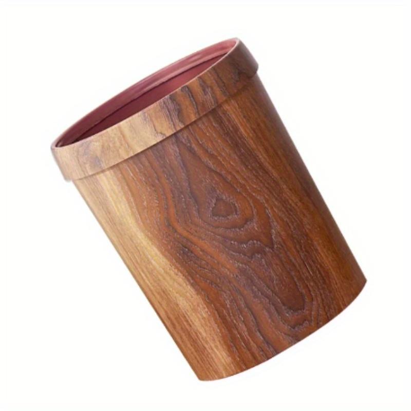 

Контейнер для мусора из древесного зерна для домашних отходов, пластиковый держатель для мусора, открытый контейнер кофейный