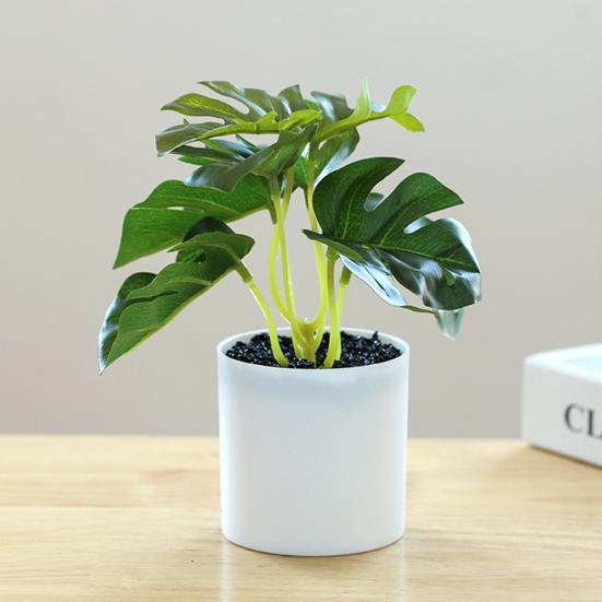 Artificial Plant Bonsai Unfading Decorate Exquisite Details Exquisite Small Tree Simulation Pot Plant for Home