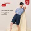 ThreeGun Men's Pure Cotton Lounge & Sleep Shorts