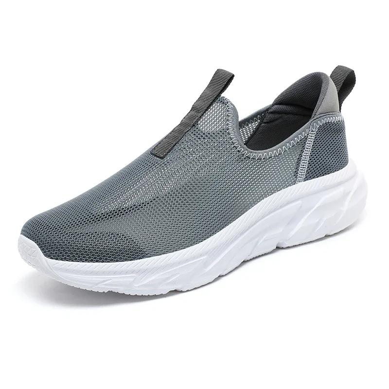 2024 Breathable Sneakers Men Shoes Sport Mesh Trainers Lightweight Baskets Femme Running Shoes Outdoor Soft Shoes Men Size39-48