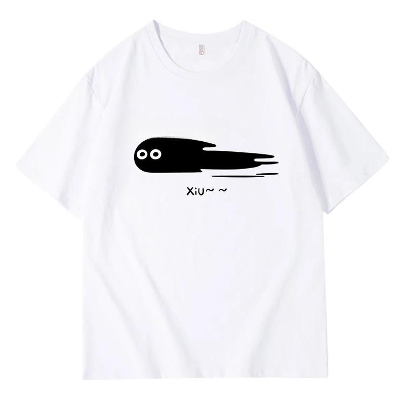 Unisex T Shirt Funny Illustration Pure Cotton ONeck Pullover Tees Daily Casual Sport Tshirt Oversized Unisex Tops Short Sleeve