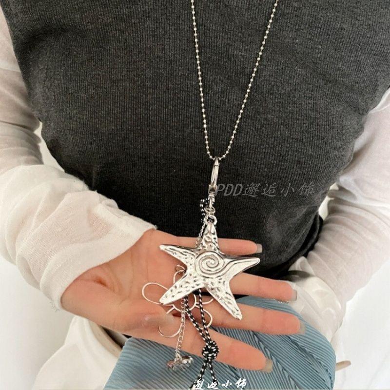 Korean Niche Simple Pendant Necklace Fashion Temperament High Sense Collarbone Chain Light Luxury Personality Versatile Jewelry