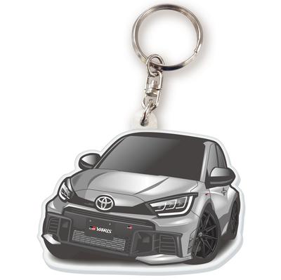 [GP Center] Car Acrylic Keychain Toyota Licensed Product GR Yaris