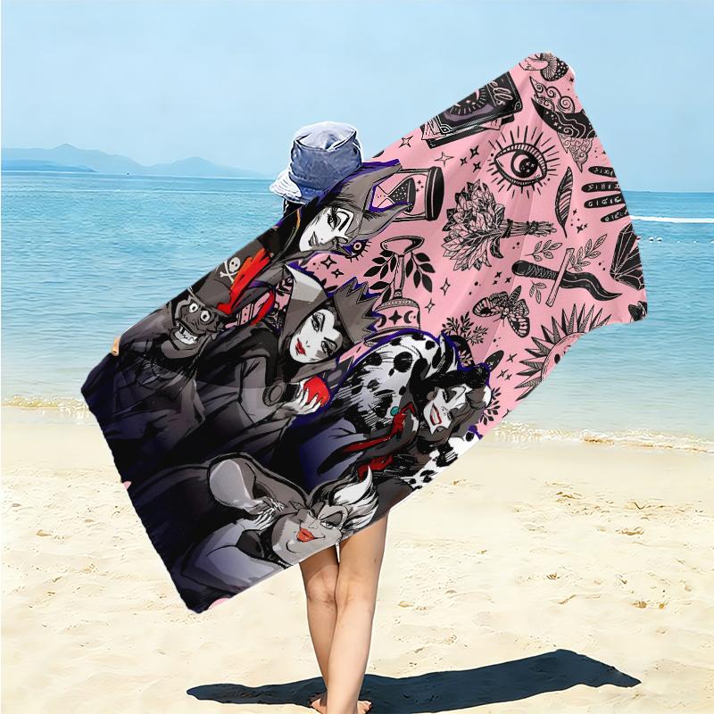 Maleficents Enigmatic Majesty Towel Large Quick-Drying Microfiber soft S-Square Pants-s Beach Towel for Travel Fitness Bathing Camping. 0730s161