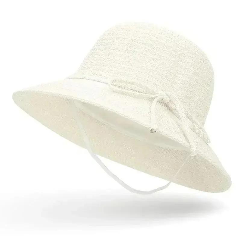 Ladies' Straw Hat Summer Sun Hat Fashionable And Simple Woven Sun Hat Candy Colored Wide Brimmed Sun Hat Holiday Gift